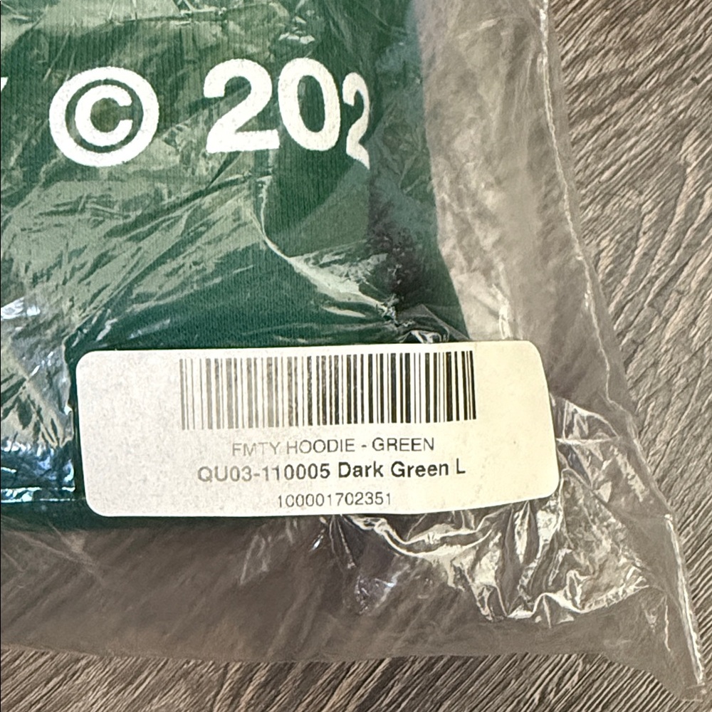Green Quadeca FMTY 2021 Graphic Hoodie Adult Size L - Picture 3 of 4
